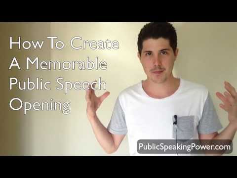 記憶に残る公開スピーチのオープニングを作成する方法（EP25 (How To Create Memorable Public Speech Openings (Ep25))