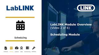 LabLINK Scheduling Module