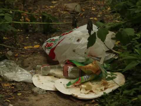 Müll, es geht nur um Müll, um Müll in der Natur.