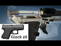 3D Animation How A Glock 26 Subcompact Pistol Works