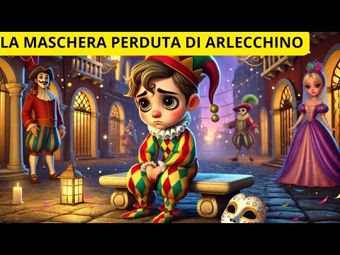 La maschera perduta di Arlecchino | Storie di Carnevale per bambini | Favole per bambini