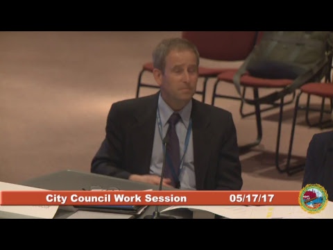 City Council Work Session on the Water & Sewer Proposed FY18 Budget 5.17.2017