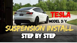 Tesla Model Y & 3 Suspension Install (STEP-BY-STEP)