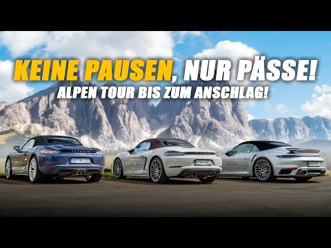Meine härteste Porsche ALPEN TOUR! Keine Pausen, nur Pässe! Teil 1