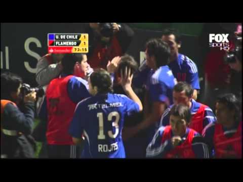Golazo de Walter Montillo - U de Chile vs Flamengo HD Copa Libertadores 2010