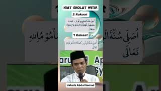 Download lagu Niat sholat witir || USTADZ ABDUL SOMAD mp3