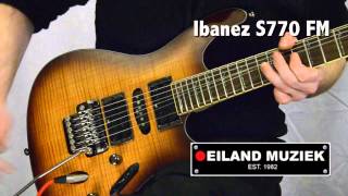Video thumbnail for Ibanez S770 FM by Eiland Muziek