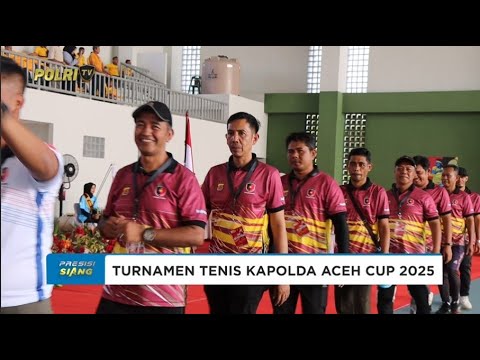 POLDA ACEH GELAR TURNAMEN TENIS KAPOLDA ACEH CUP 2025