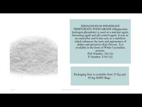 Dimagnesium Phosphate Trihydrate Food Grade