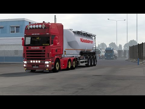 ETS 2 - 1.27 "Drumuri Europene" Tallinin (EST) - Kuressaare (EST) ProMod 2.16 Scania R4-124L