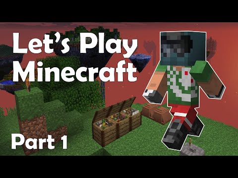 Let's Play Minecraft: Sevtech Ages of the Sky Part 1 with Jack