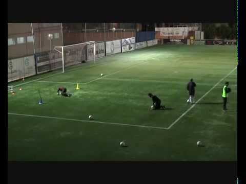 Entrenamiento porteros Atletico de Pinto