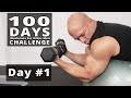 Day #1 - 15 x 15 x 15 Home Workout #1 - 100 Days of Workouts for Older Men Challenge