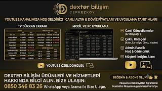 Harem Tarzı Canlı Altın Fiyatları — Android & Windows & IOS | FATİH GO