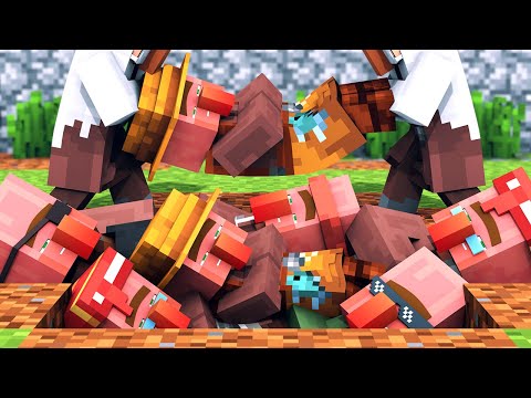 Villager vs Pillager Life 12 [COVID-19] - Minecraft Animation