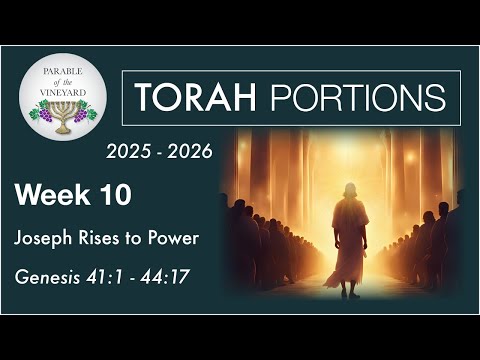 Torah Portion Week 10 - Genesis 41:1 - 44:17  (Saints Take the Kingdom!)  2025 - 2026
