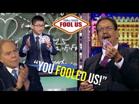 16 YEAR OLD magician FOOLS Penn and Teller with PHYSICS!? | Stanley Zhou on Fool Us