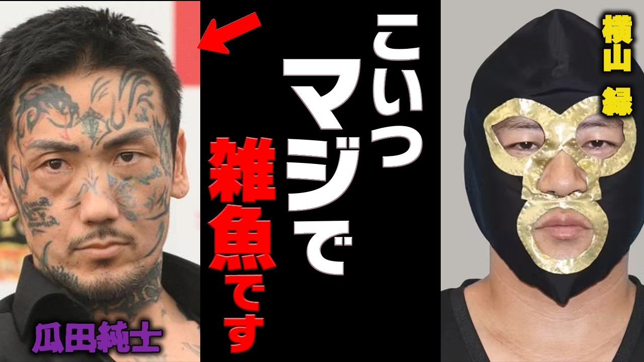 瓜田純士に喧嘩を売る横山緑【煽る ブレイキングダウン 喧嘩 bd 総合格闘技】