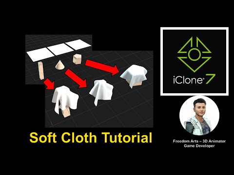 Soft Cloth and Collision Shapes - iClone 7.9 Tutorial