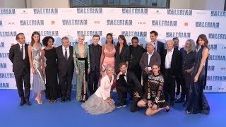 Rihanna, Cara Delevingne, Pauline Hoarau, Luc Besson and more at Valerian Private Premiere video