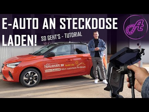 Elektroauto zu Hause laden | Steckdose  | Schuko  | Haushaltssteckdose  |  Corsa-e  |  Wie lange?