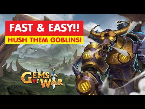 Gems of War The Goblin Horde World Event! Best Fast NO MYTHIC Team?