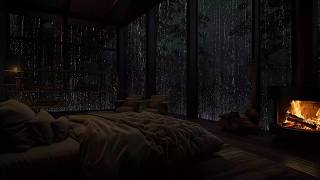 O Som Perfeito para Dormir 🔥 Chuva na Floresta Tropical em um Sótão Aconchegante