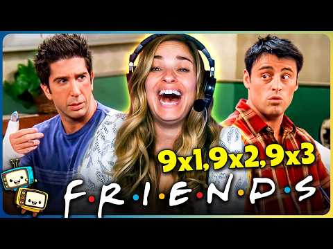 FRIENDS (2002) Season 9 Episodes 9x1, 9x2 & 9x3 Reaction! | First Time Watch!