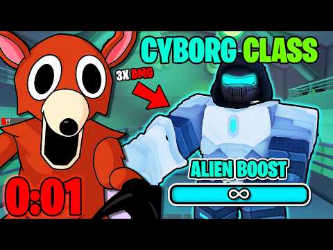 I Speedran 99 Nights In The Forest With The CYBORG CLASS! (World Record)