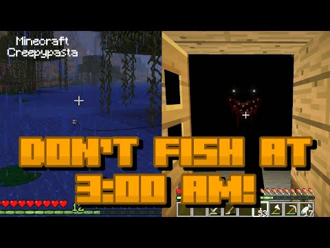 RayGloom Creepypasta - Don't Fish at 3:00 AM! Minecraft Creepypasta