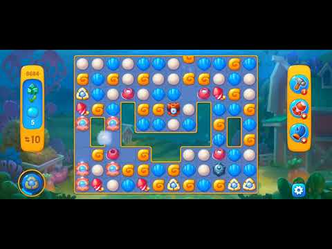 Fishdom Easy Level 9684 (with ingame lightning booster) @choraelmin