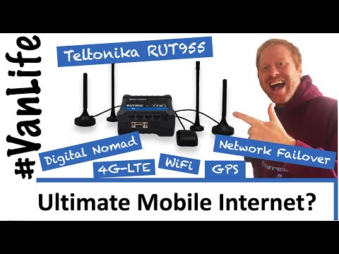 TELTONIKA IOT ROUTER RUT241 2XLTE video