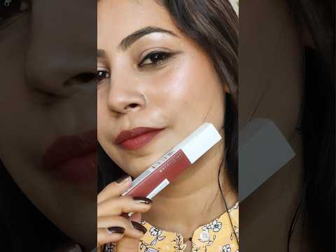 Top 3 Maybelline SUPER STAY MATTE INK Lipstick Swatches| #shortsvideo #maybelline #youtubeshorts