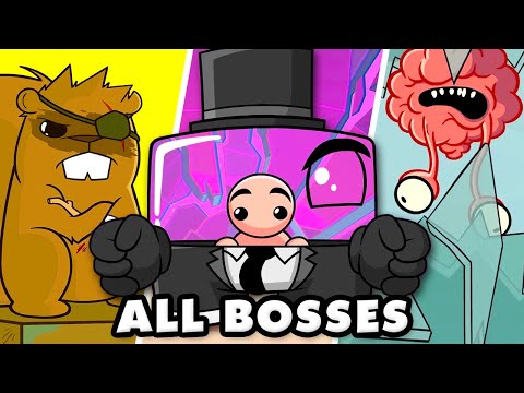 Super Meat Boy Forever - All Bosses Gameplay and Cutscenes!