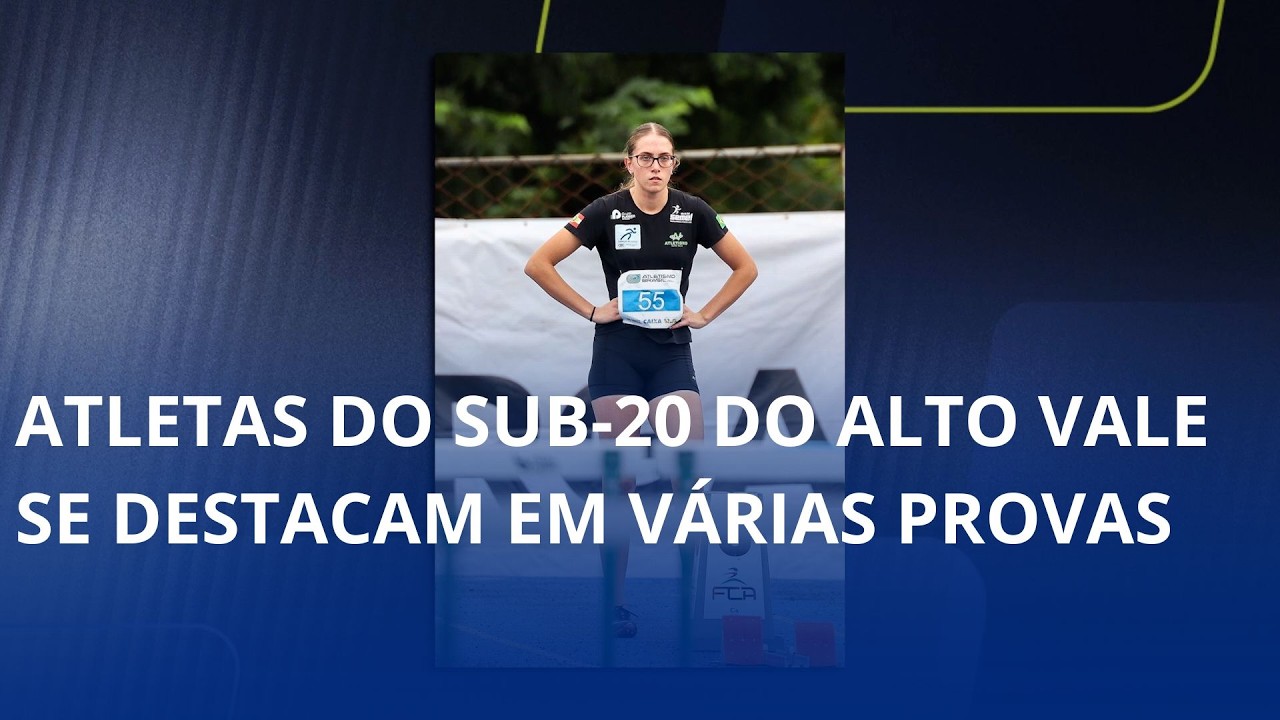 Atletas do Alto Vale se destacam em várias provas