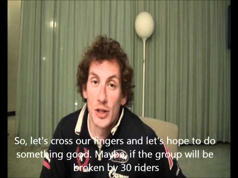 Pozzato talks about the third "Tirreno-Adriatico" stage