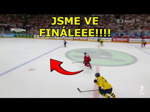 JSME VE FINÁLEEE! | ČESKO - ŠVÉDSKO | SEMIFINALE HOKEJ MS 2024