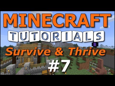Minecraft Tutorials - E07 Exploring and Beacons (Survive and Thrive II)