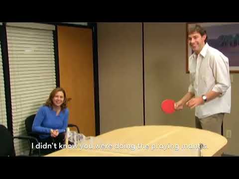The Office (Jim VS Dwight) unseen blooper - Season 4, Episode 12 - The Deposition