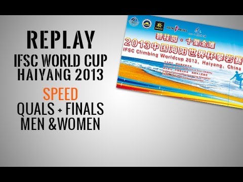 IFSC Climbing World Cup Haiyang 2013 - Speed