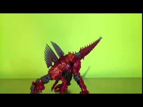 Transformers 4 Deluxe Class Dinobot Scorn Stop Motion HD