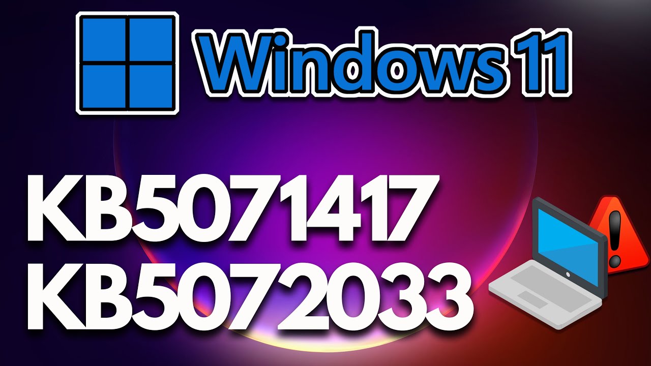 Error al INSTALAR o descargar la actualización KB5071417/KB5072033 en Windows 11✅