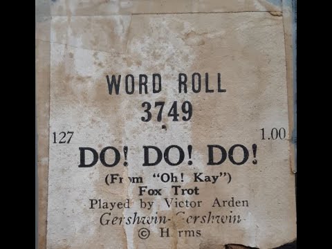 Do! Do! Do! - Piano Roll, Victor Arden, 1927