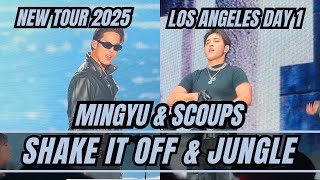 Download lagu MINGYU SCOUPS Shake It Off & Jungle NEW Tour LA Los Angeles Day 1 2025 #mingyu #scoups #seventeen  mp3