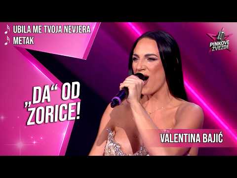 Valentina Bajić – Ubila me tvoja nevjera / Metak | PINKOVE ZVEZDE