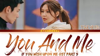 Download lagu You And Me TAEYEON If You Wish Upon Me OST Part 9 ... mp3