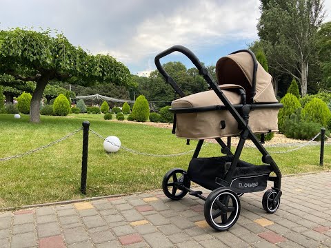 Коляска-трансформер El Camino Alliance Denim темно серый (ME 1069)