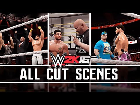 WWE 2K16 - ALL CUT SCENES - MyCareer Mode