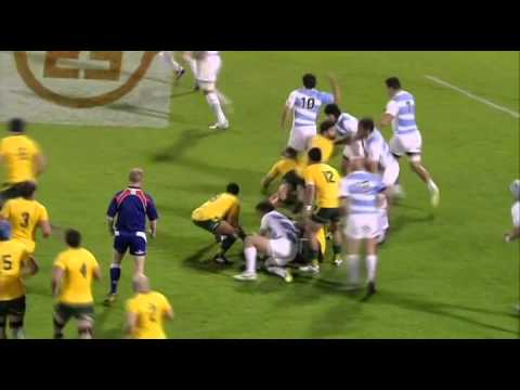 Wallabies first try vs Argentina in Rosario 2013
