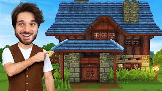 JAZZGHOST CONSTRUINDO SUA PRIMEIRA CASA NO HYTALE!